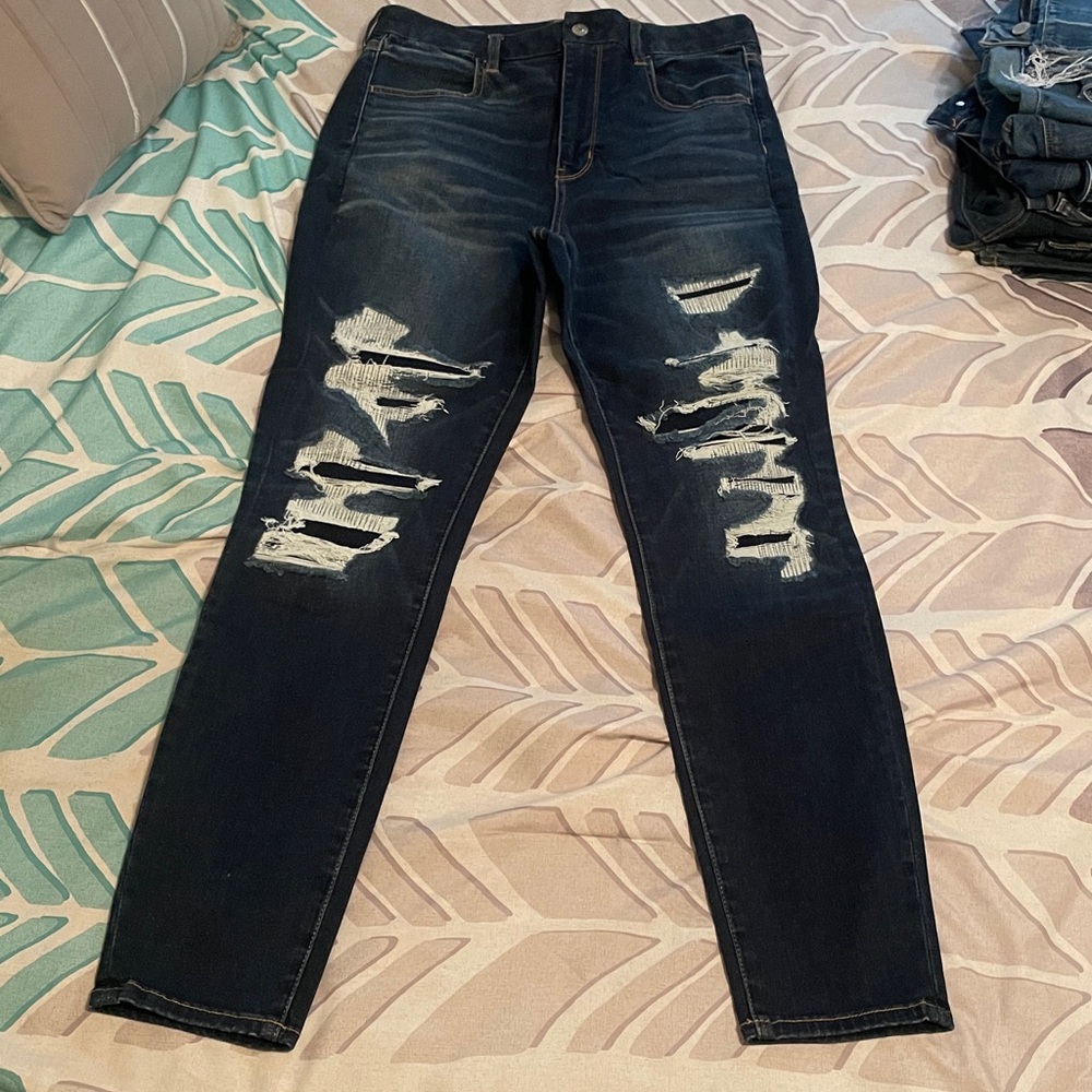 American Eagle Outfitters Dark Blue Denim